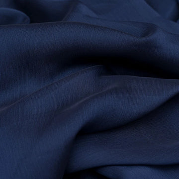 Janjan Chiffon Fabric Navy Blue Shawl
