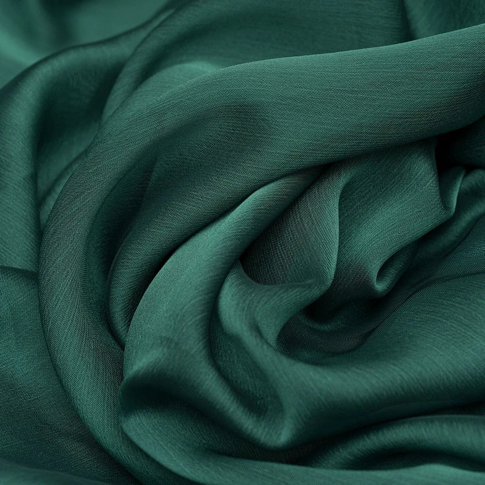 Janjan Chiffon Fabric Emerald Shawl