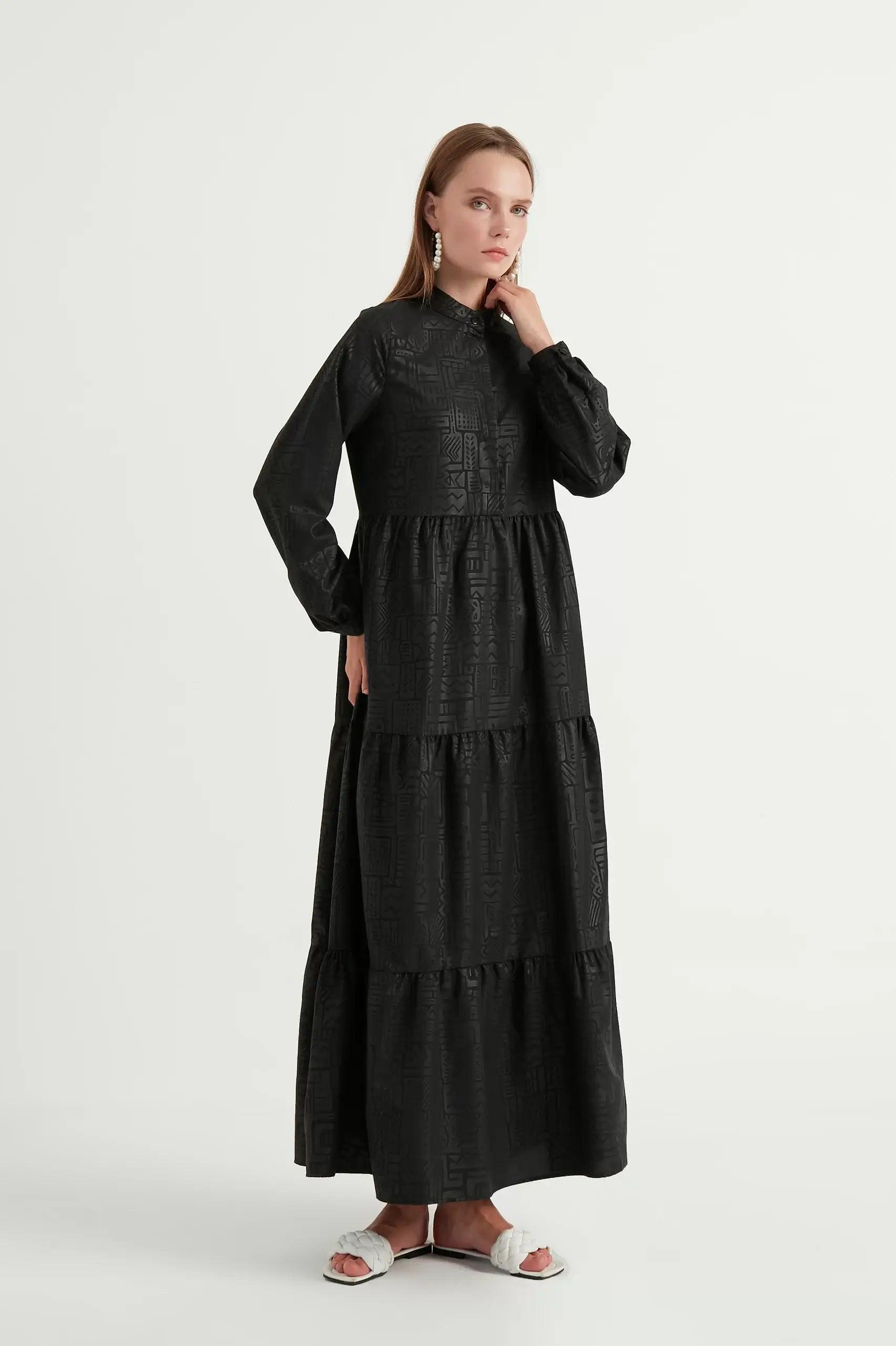 Yakma Desen Elbise - AHUNARE